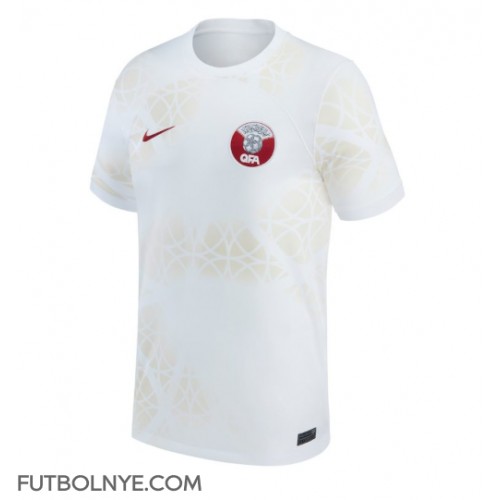 Camiseta Katar Visitante Equipación Mundial 2022 manga corta